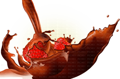 chocolate and strawberries - безплатен png