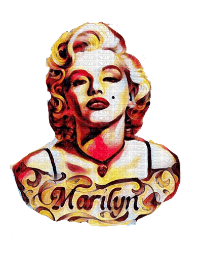 marilyn art - png gratis