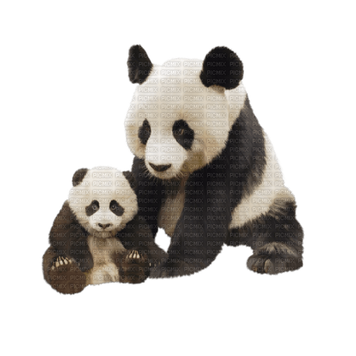 Osos panda - kostenlos png