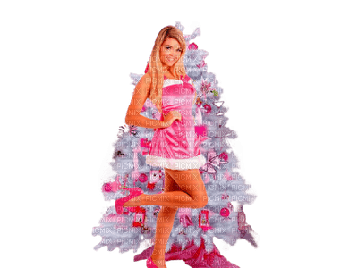 Christmas pink bp - безплатен png