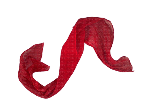 red flying scarf - png gratuito