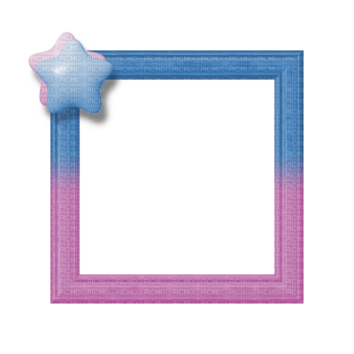 Small Blue/Pink Frame - png gratis