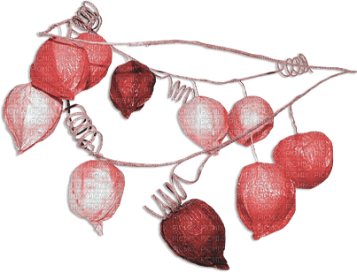 soave deco autumn leaves branch  pink - png gratis