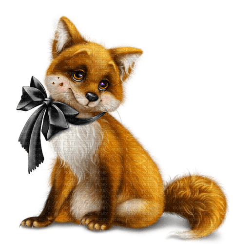 kikkapink fox fantasy bow - ücretsiz png