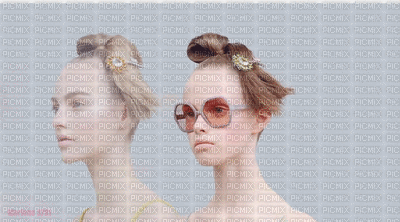 image encre animé effet femmes mode charme lunettes de soleil edited by me - GIF animé gratuit