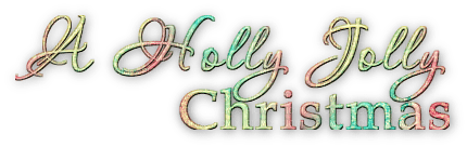 soave text christmas holly jolly green yellow pink - δωρεάν png