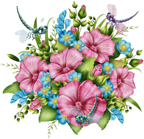 fantasy flowers - δωρεάν png
