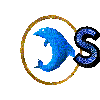 Lettre S Dolphin - GIF animado gratis