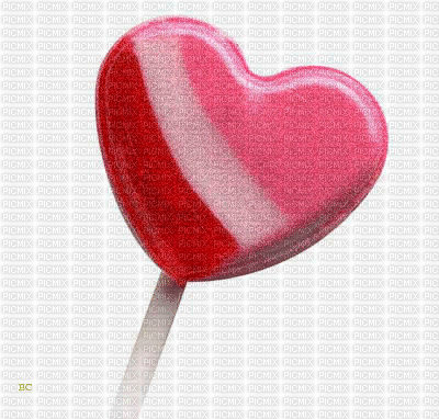 coeur sucette - Free animated GIF