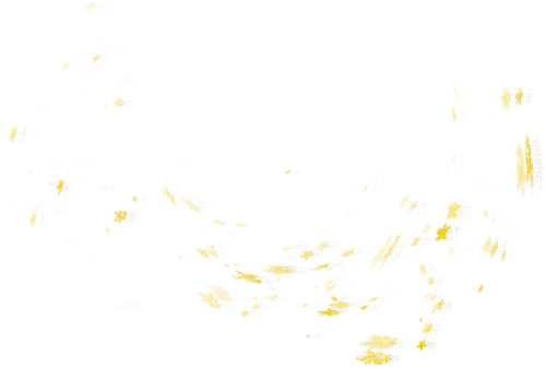 Sof particles petals yellow deco [Basilslament] - безплатен png