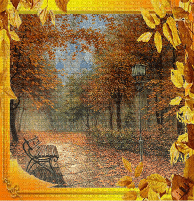 autumn two katrin - Бесплатный анимированный гифка