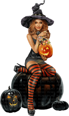 bruja halloween by EstrellaCristal - png gratuito