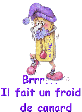 il fait froid - Free animated GIF