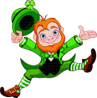 Kaz_Creations St.Patricks Day Leprechaun - png gratis