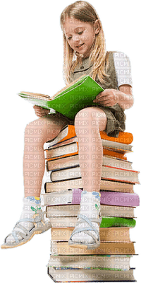 Kaz_Creations Baby Enfant Child Girl Books - безплатен png