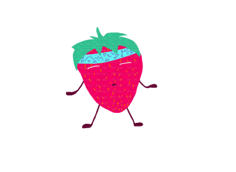 strawberry fraises - GIF animasi gratis
