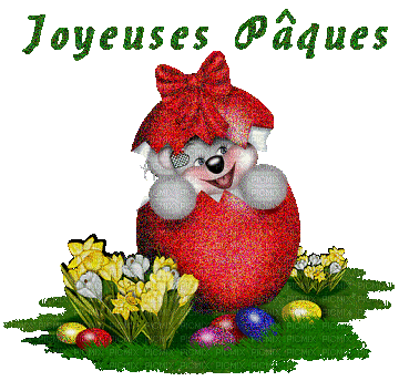 Joyeuses Paques - Бесплатни анимирани ГИФ