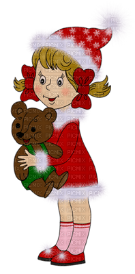 Kaz_Creations Christmas Deco Dolls Kids - ingyenes png