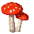 rotating mushroom - GIF animate gratis