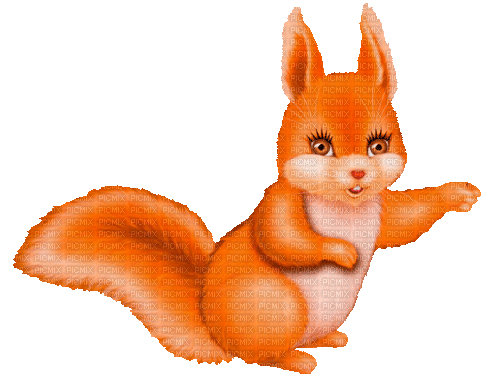 squirrel by nataliplus - Gratis animerad GIF