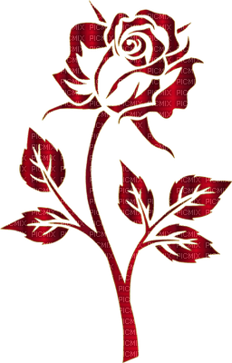 Róża deco - PNG gratuit