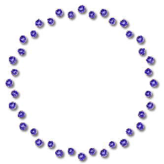 Circle Frame Blue - PNG gratuit