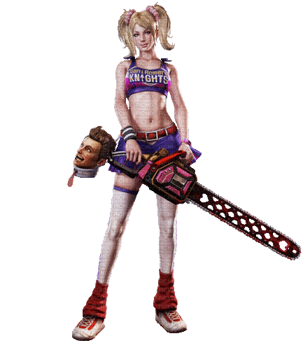 Lollipop Chainsaw Juliet Starling - Free animated GIF