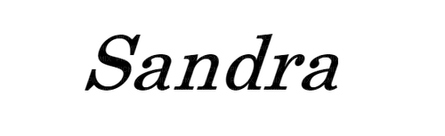 Sandra text by nataliplus - gratis png