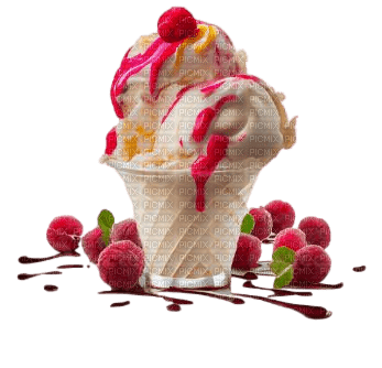 ice cream in bowl sunshine3 - Free PNG