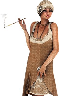 vintage woman bp - PNG gratuit