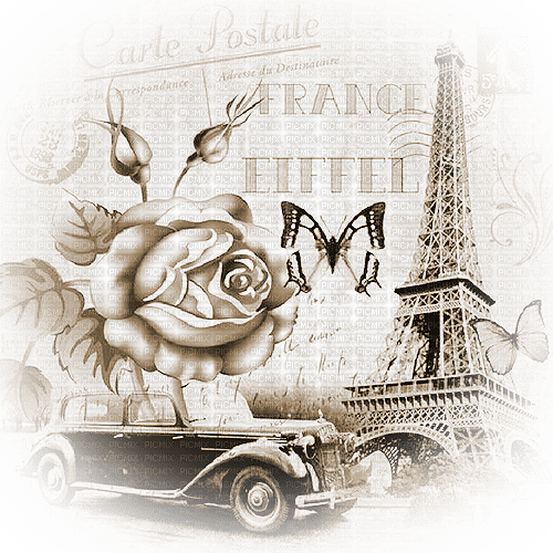 soave background transparent vintage paris - kostenlos png