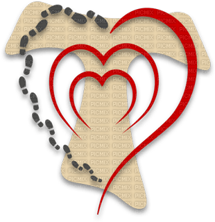 Heart Red Beige - Bogusia - ilmainen png