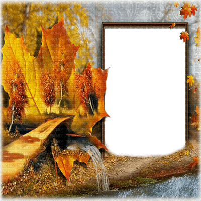 autumn frame by nataliplus - Free PNG