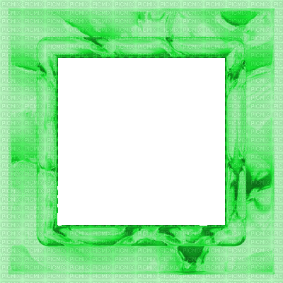green frame seni33 - GIF animado grátis