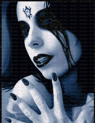 goth girl - Gratis geanimeerde GIF