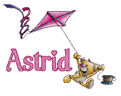 First name Astrid - GIF animé gratuit