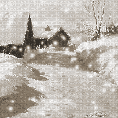kikkapink sepia background snow winter - Kostenlose animierte GIFs