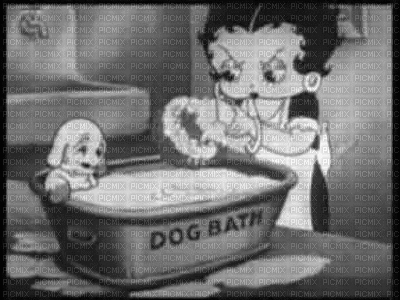 Dog Bath - Free animated GIF