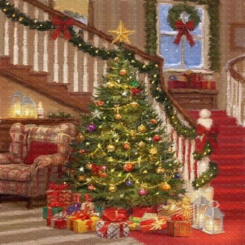 Christmas room - gratis png