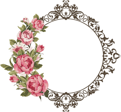 floral frame Bb2 - 無料png