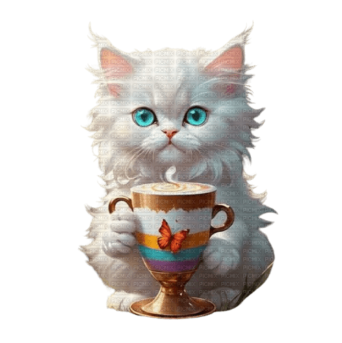 café chats - Free PNG