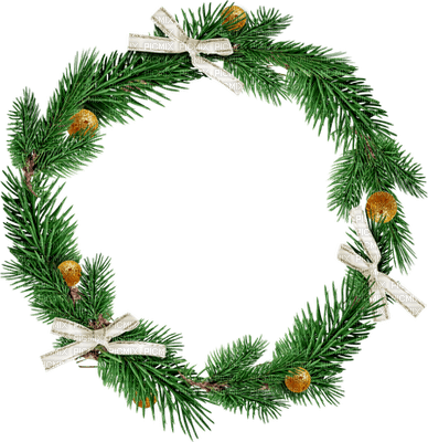 Christmas _Crown_ decoration_Noël couronne décoration  _tube - zadarmo png
