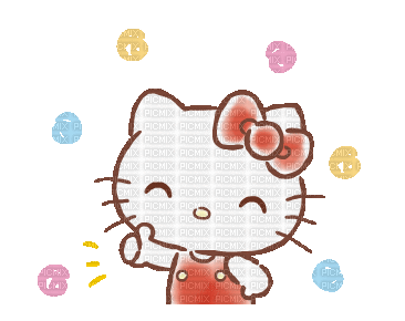 Hello Kitty - OK - Безплатен анимиран GIF