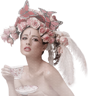 Kaz_Creations  Woman Femme With Hat - 免费PNG