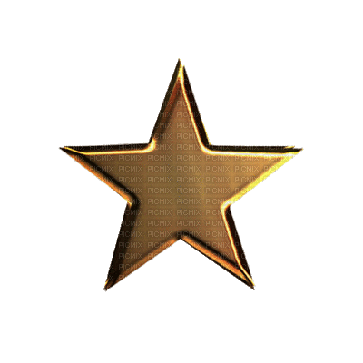 gold star gif or etoile - Animovaný GIF zadarmo