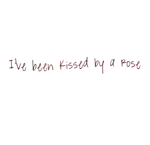 I've been kissed by a rose - 無料png
