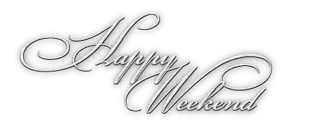 soave text happy weekend white - фрее пнг