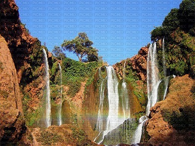 Cascade Paradisique du Maroc . - png gratis
