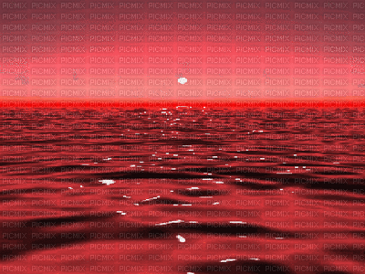 mare rosso - GIF animado grátis