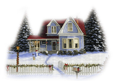 Kaz_Creations Christmas Deco Paysage Scenery - kostenlos png